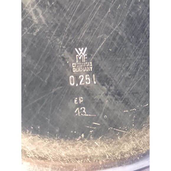 Cromargan Vintage Thick Gauge Silver Plated Sugar Milk Dish Set Made In Germany - Picture 10 of 10